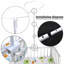 Auvent pour lit de bébé avec support réglable pour lit de bébé
