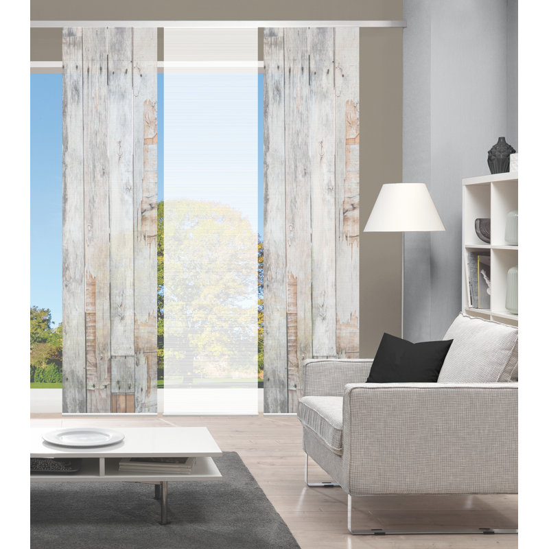 Semi Sheer Sliding Panel, Natural colors