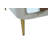Heather Mid-Century Modern Velvet Upholstered Platform Bed in Cream and Gold-515308523-464829723