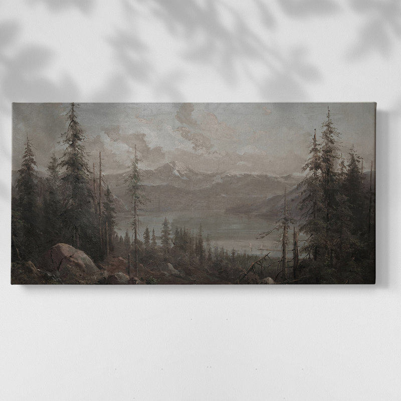 Série paysage - DLXI - Toile tendue avec châssis - Prêt à accrocher, H 24 po x l 48 po