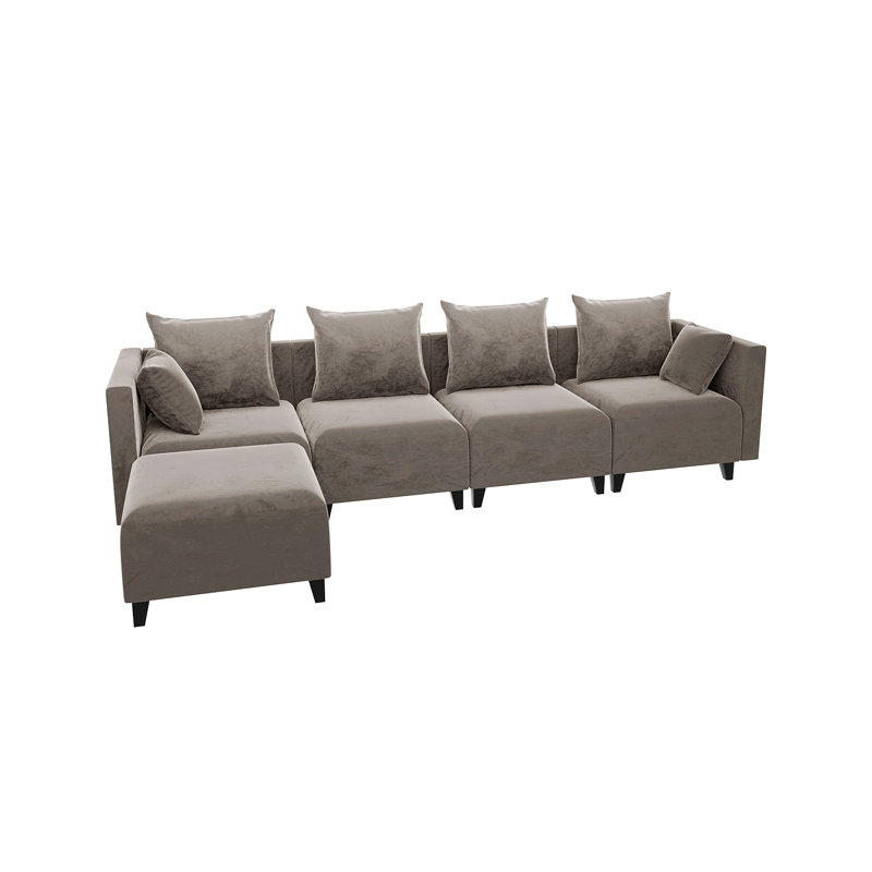 Canapé modulaire de 118,08 po Jerrisha