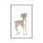 White Floater Framed