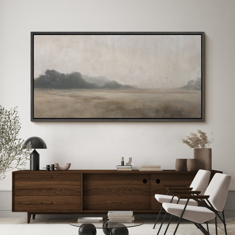 Œuvre d'art abstraite neutre, photos murales de campagne rustique, impression numérique sur toile giclée sur toile