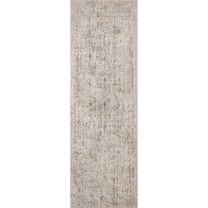 Tapis sable / ciel Amber Lewis x Loloi Alie, Tapis de couloir 2 pi 7 po x 12 pi