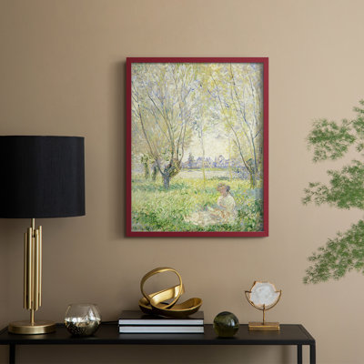 «Vintage Landscape XLVII», reproduction encadrée - bois massif