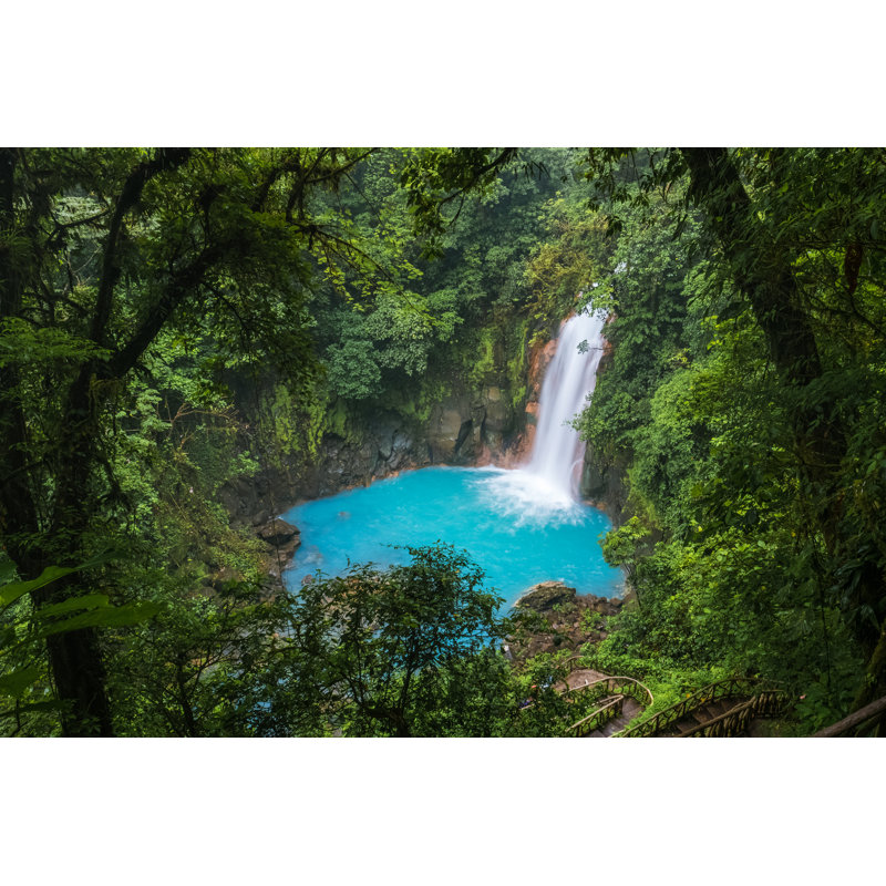 Waterfall - Wrapped Canvas Print, 51cm H x 76cm W x 3.8cm D