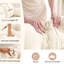 Canapé modulaire beige à trois sections avec une éponge à haute résilience, des coussins et une combinaison flexible pour les espaces de vie avec housse en chenille douce Spring Pack Relaxing In Homes-1633586415