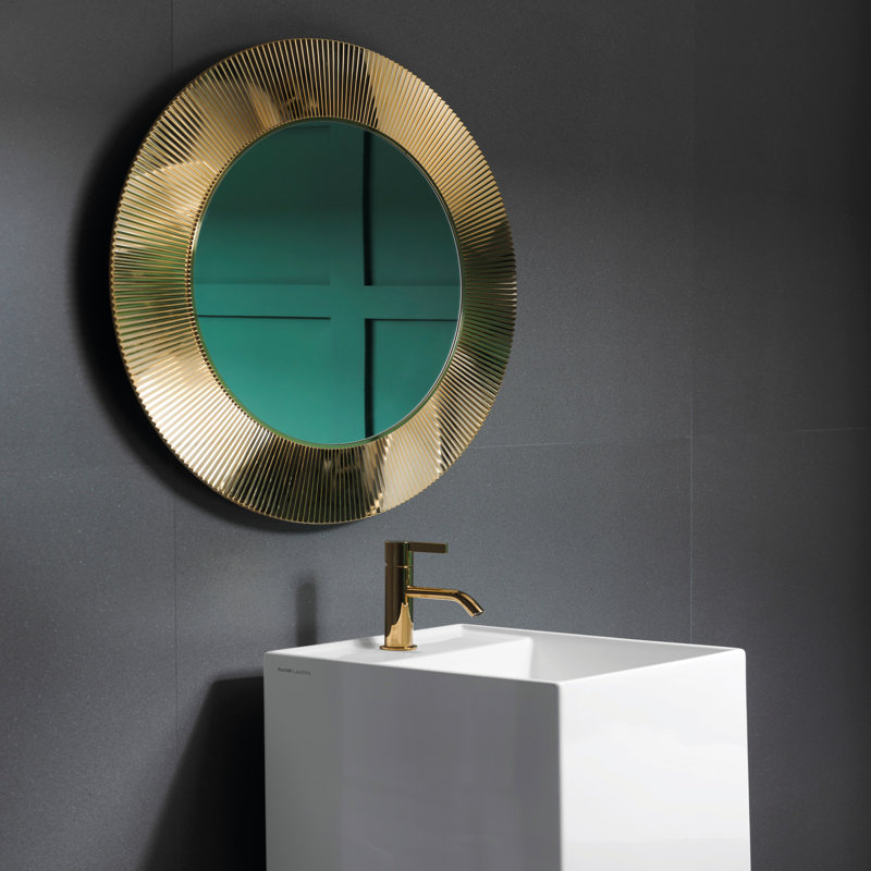 Kartell Flat Wall Mirror, Crystal Transparent