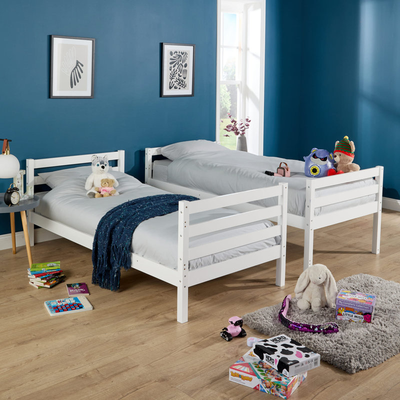 Lansford Single (3') Splitable Bunk Bed, White