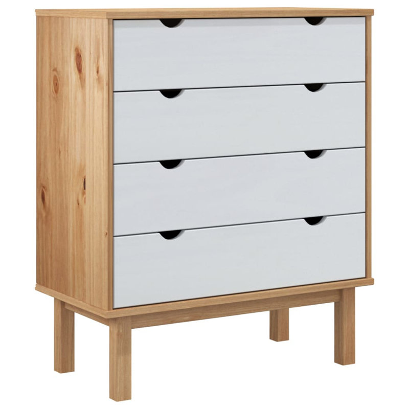 Accent Chest, Natural/White