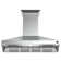 Orvieto 60" Wall Mount Range Hood In Stainless-Steel, 1200 CFM with Baffle Filters & Chimney