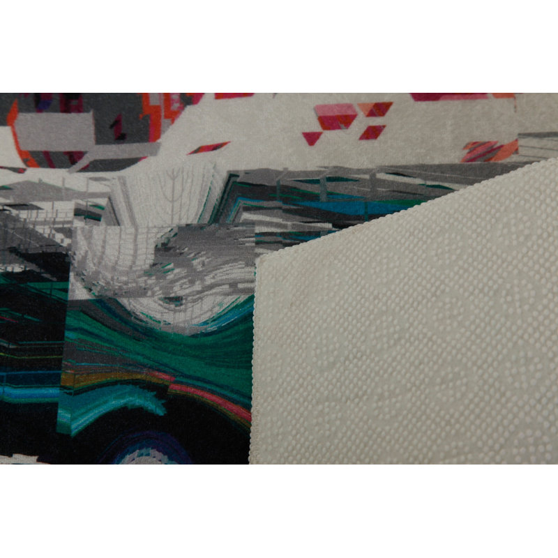 Soft Hall Carpet 2.6 x 4.9 Feet | 100% Polyester, 0.04 in Pile Height | Antibacterial, Non-Slip Underside | Woven with 3D Digital Printing | Machine Washable | Durable & Stylish for Entryways & Living Rooms