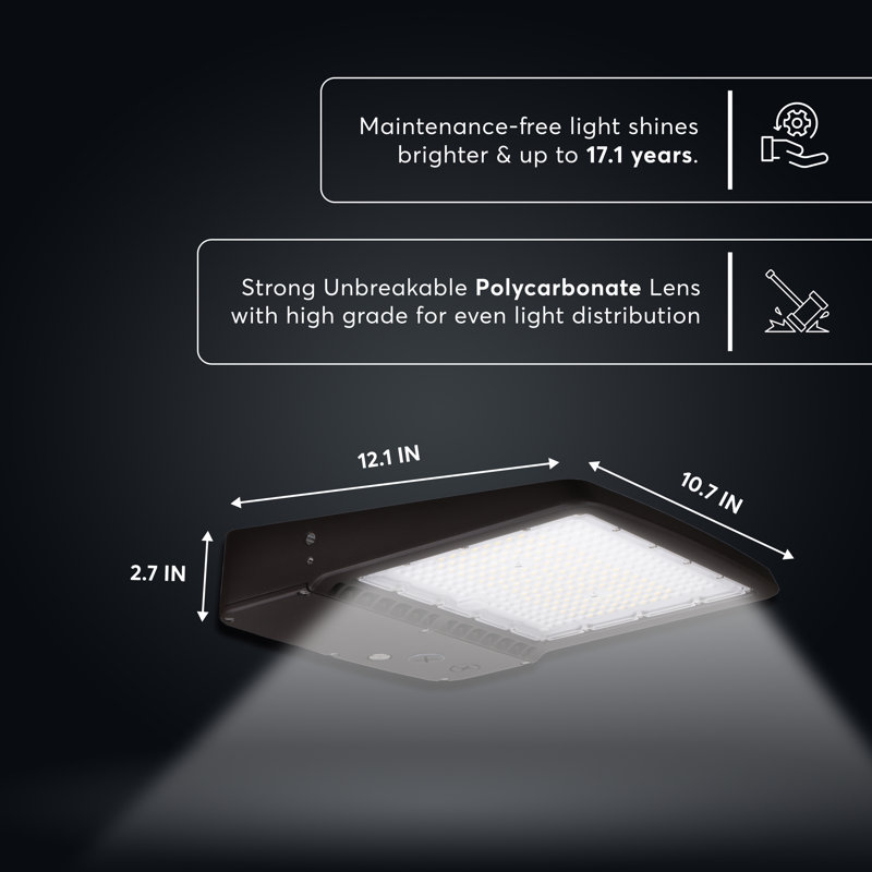 Éclairage de zone - 150 W - 21750 lumens - 4000 K - Support universel - Bronze