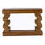 Console en bois avec tablette inférieure ouverte