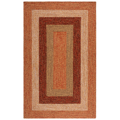 Raynette Woven Performance Machine Washable Performance Chevron Indoor/Outdoor Area Rug