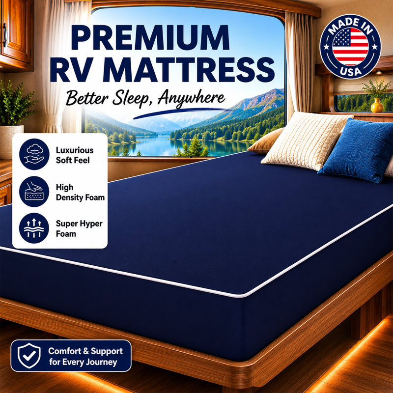 Matelas en vinyle mi-ferme mi-ferme résistant à l'eau, facile à nettoyer, confortable et silencieux, 10", Lit simple