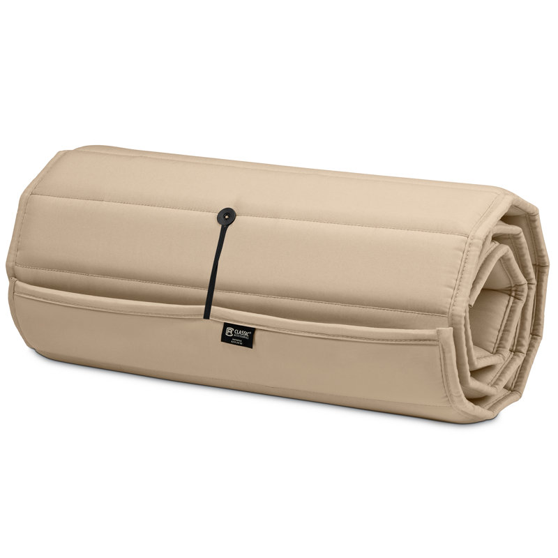Outdoor Chaise Lounge Cushion, Antique Beige, 80" L x 26" W