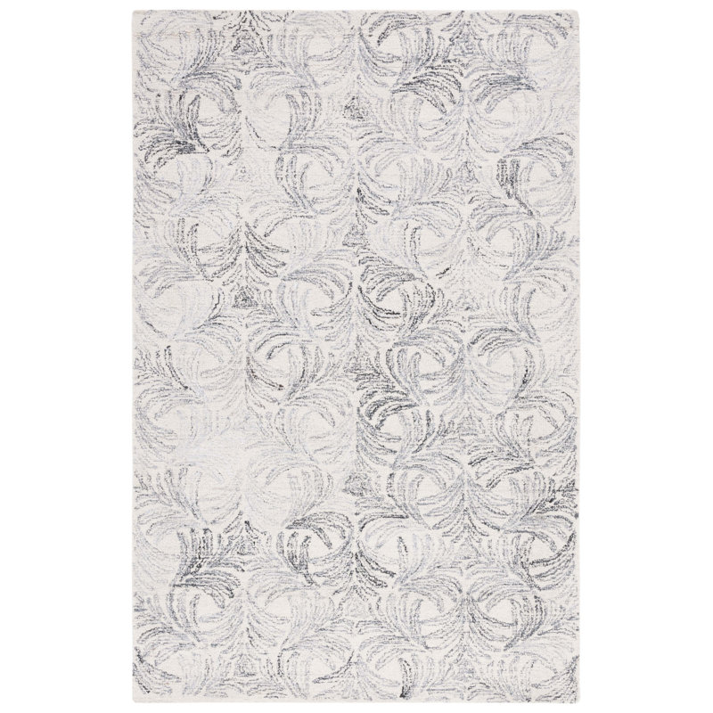 Msr Jardin Martha Stewart 300 Hand Tufted Performance Floral Rug, Rectangle 4' x 6'