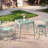 Sengsone Square Metal Outdoor Coffee Table , 27.5'' in. W 27.5'' in. D