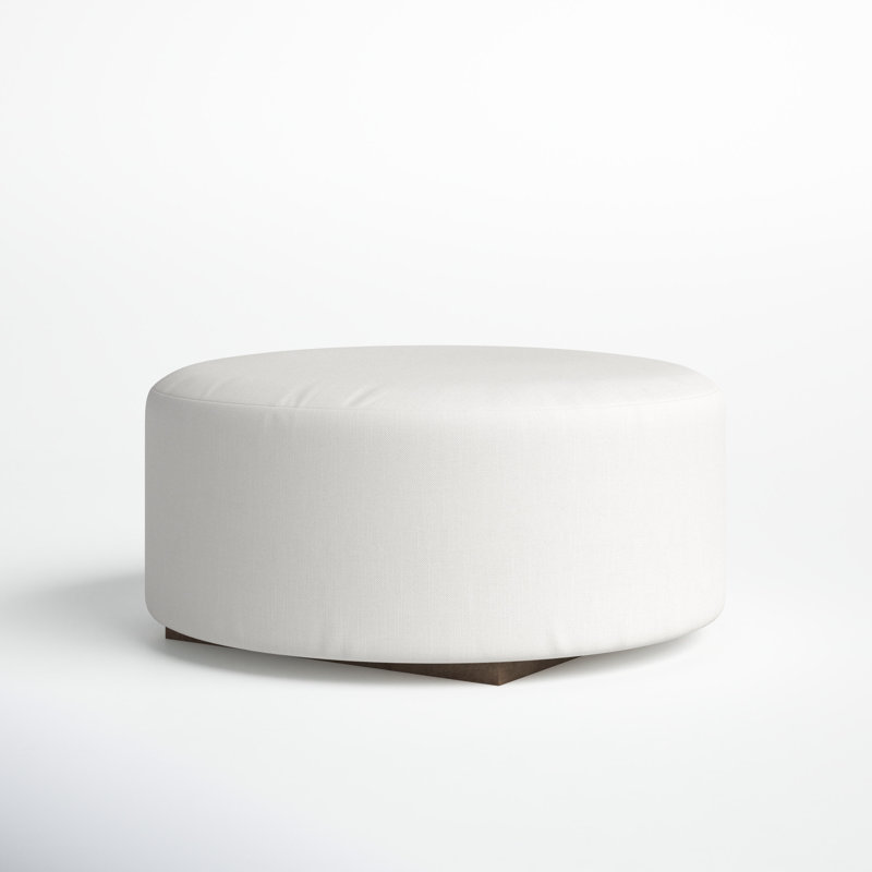 Ottoman, Canvas Canvas Sunbrella® Canvas, Coffee