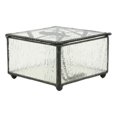 Glass Jewelry Box