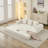 Boneless 78.8" W Convertible Folding Mattress Sofa, Chenille Floor Sofa Bed-1440777710