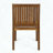 Acacia Wood Dining Chairs with Slat Back, Set of 2
