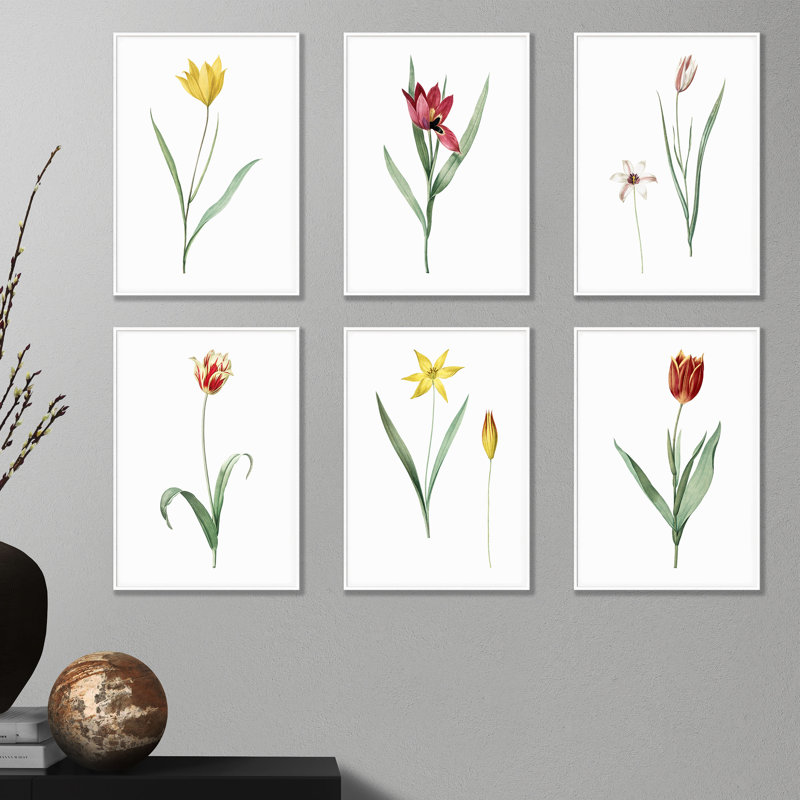 6 - Pieces, 7" H x 4" W