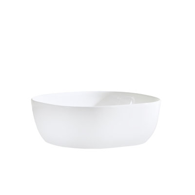 Ceramic Vitreous China Square Vessel Bathroom Sink