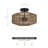 Breah Semi Flush Mount