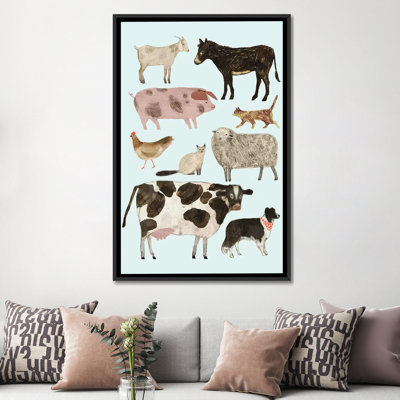 « barnyard bud ii », reproduction d’impression sur toile