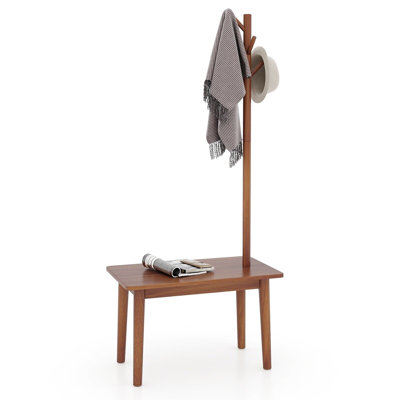 Solid Wood Freestanding 4 - Hook