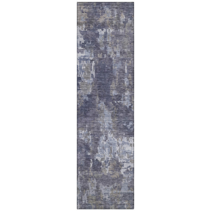 Machine Washable Indoor/Outdoor Chantille ACN2361 Casual Rug, Runner 2'3" x 7'6"