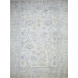 Oushak Collection, Transitional One-of-a-Kind Rectangle 8'7" X 11'7" Hand Knotted Area Rug