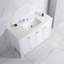 Meuble-lavabo avec lavabo en céramique, armoire de rangement avec 2 tiroirs et 4 portes à fermeture en douceur, meuble-lavabo avec rangement pour la maison-30191158