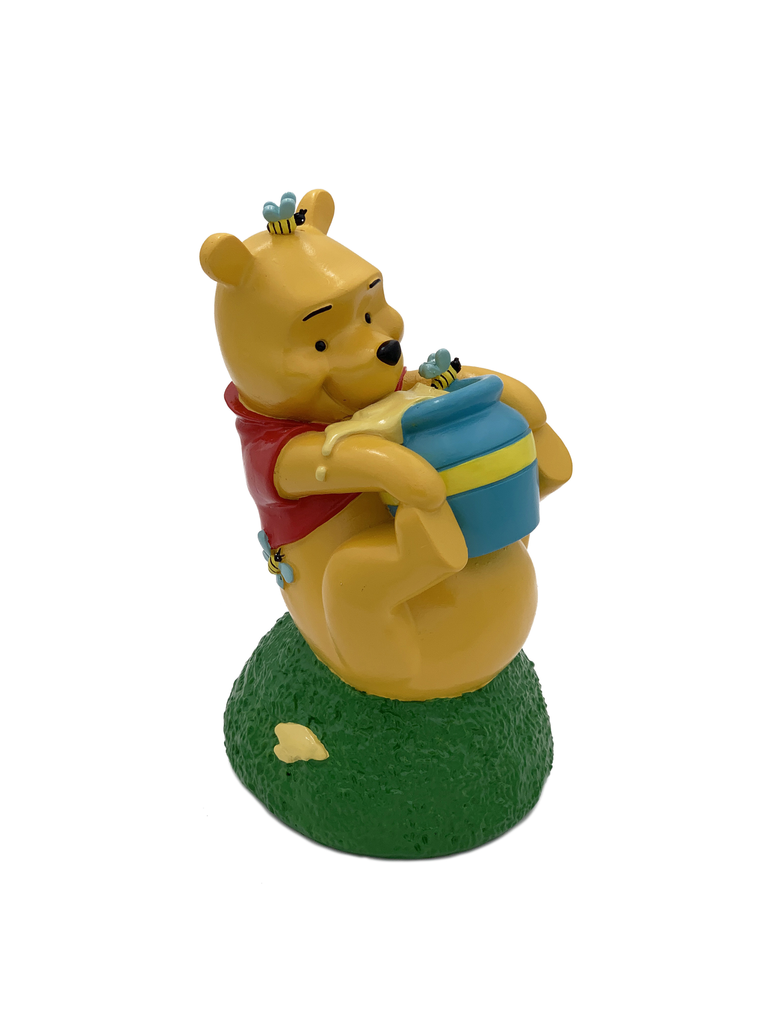 Back Yard Glory Disney Winnie The Pooh Rolling With Honey Pot Garden Statue  | Wayfair