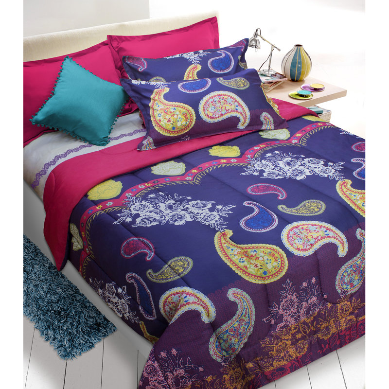 Ensemble de confort Roberson, Lit double / Grand lit, Mauve