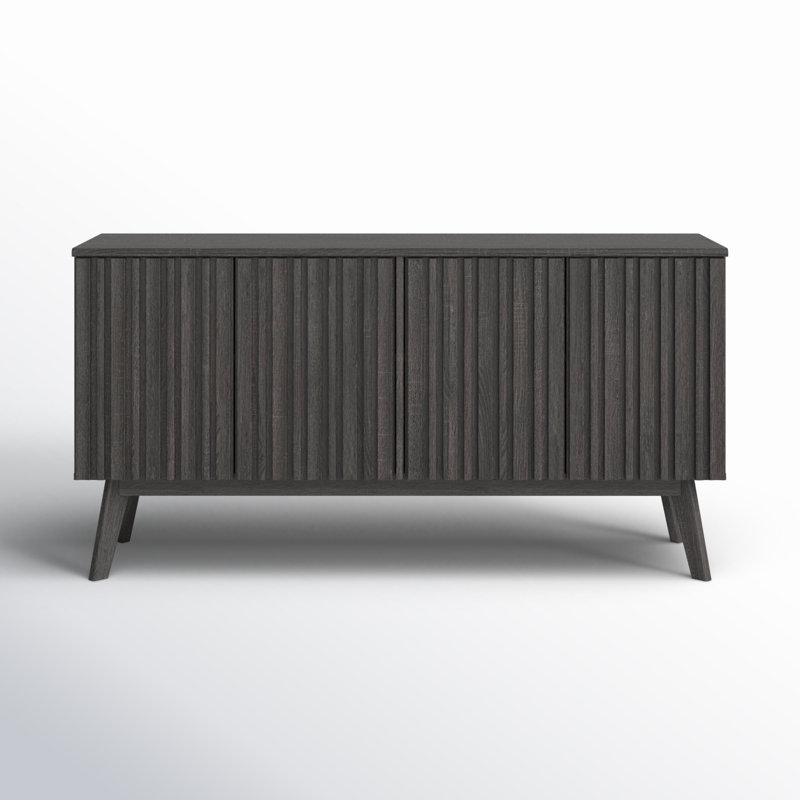 Helena TV Stand for TVs up to 60", Distressed Black