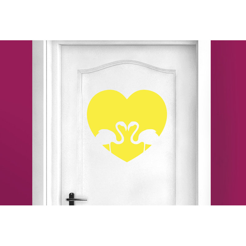 Animals Wall Decal, Bright Yellow