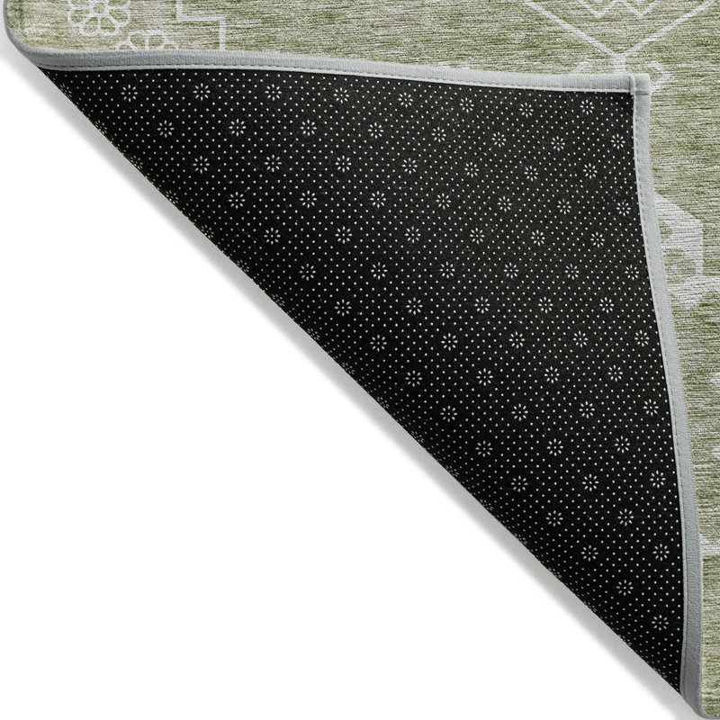  Tapis de porte d'extérieur antidérapant Malchow, Rectangulaire 8 pi x 10 pi
