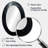 Black Hole Quiet Quasar - Black Oval Wall Mirror Decor-404094283