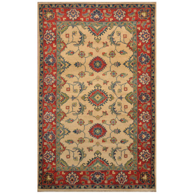 Tapis en laine Kazak fabriqué à la main Zaizi