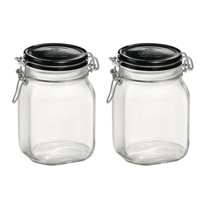 Fido Glass Jar - Set of 2