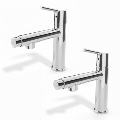 Modern 2-in-1 Fountain Bathroom Faucet(Set of 2)