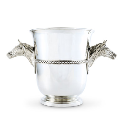 Equestrian Pewter Champagne Bucket