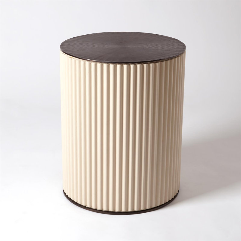 Camille Side Table, Bronze, Bronze