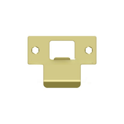 Deltana TSPE200U3 Extended T-Strike (2-3/4" x 2" ); Bright Brass Finish