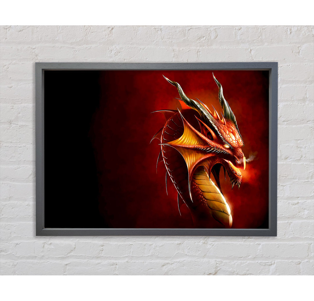 Dragons Breath - Einzelner Bilderrahmen Kunstdrucke auf Leinwand