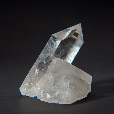 Genuine Clear Quartz Crystal Cluster Point from Brazil (0.36 Lbs) -  Astro Gallery of Gems, CQ-CC116