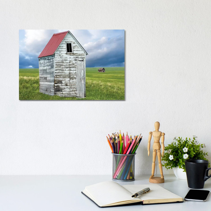 Barn Scene XVI by James McLoughlin - Wrapped Canvas Print, 20.32cm H x 30.48cm W x 1.905cm D